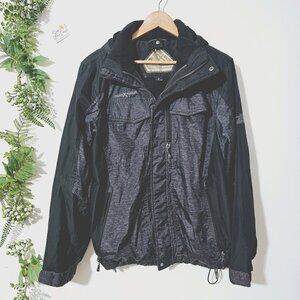 ZeroXposur Mens Black Medium Jacket With Hood & Zippered Pockets《926》J‎